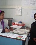 Female Doctor training a woman